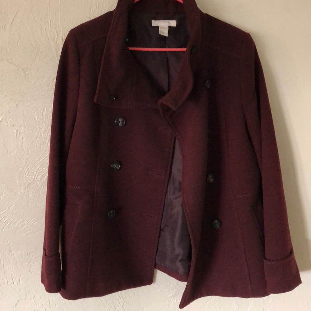 Maroon HM Peacoat